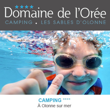 Bienvenue en Vendée au Domaine de l'Orée un camping les Sables d'Olonne à quelques minutes, à 1 500m d'une plage de sable fin, la plage de Sauveterre, notre terrain de camping 4 étoiles dispose d'un accès direct à la plage.