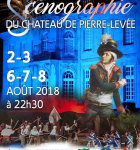 Scénographie du château de Pierre-Levée 2018