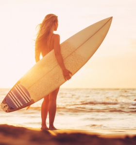 surf les sables