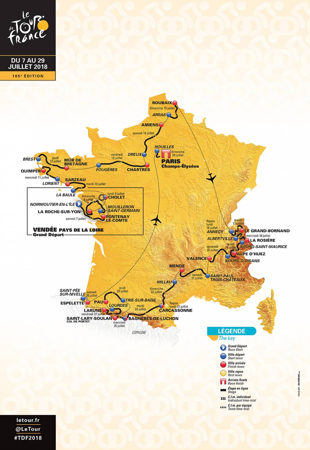 carte-tour-de-france-2018